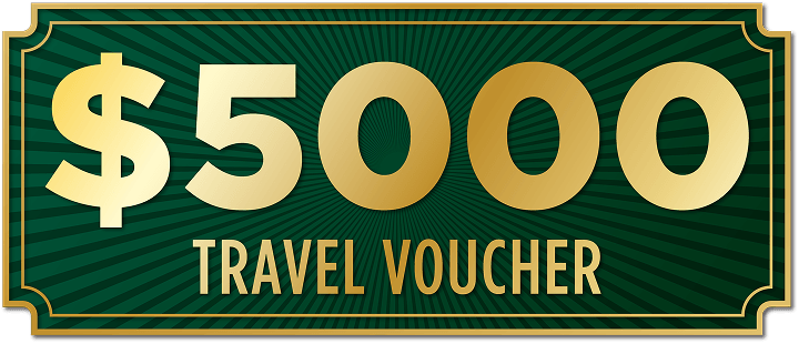 $5000 Travel Voucher Grand Prize Draw