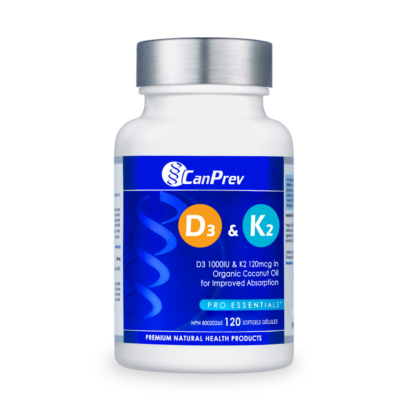 D3 & K2 - Organic Coconut Oil (120 v-caps)