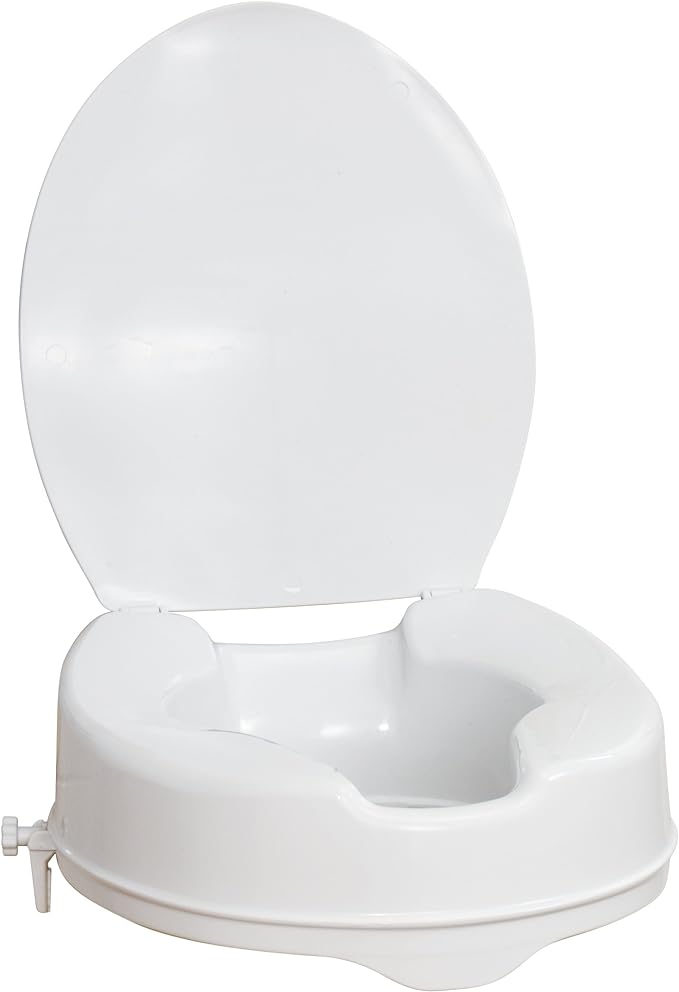 Raised Toilet Seat 4" w/ lid - Aquasense 