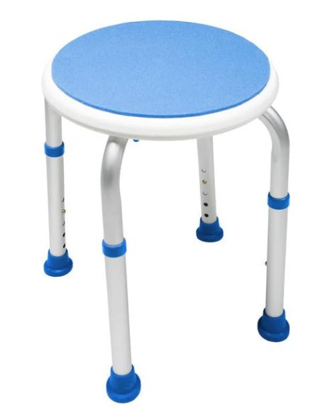 Bath Stool Padded Round 7101 ( 1Ea)