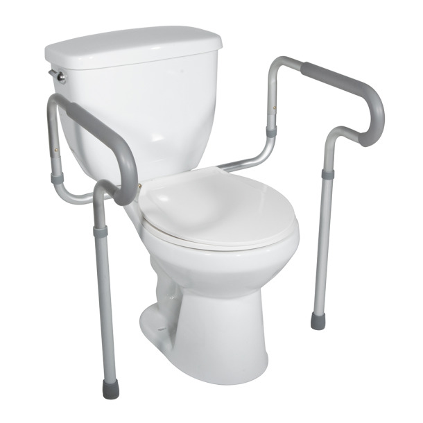 Drive Toilet Safety Frame with Padded Armrests