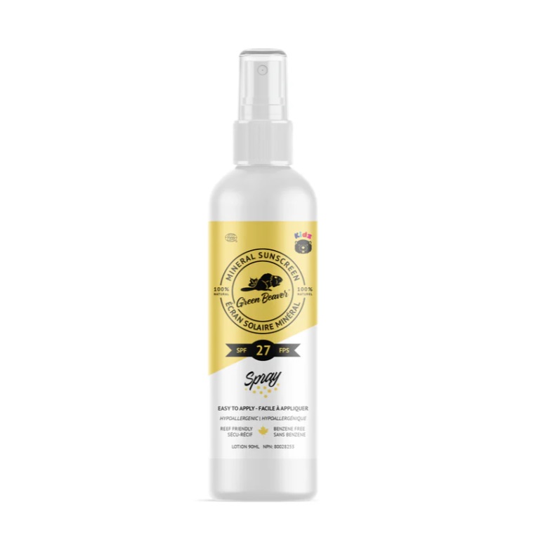 Green Beaver Mineral Sunscreen Spray for Kids SPF 27 (90 ml)