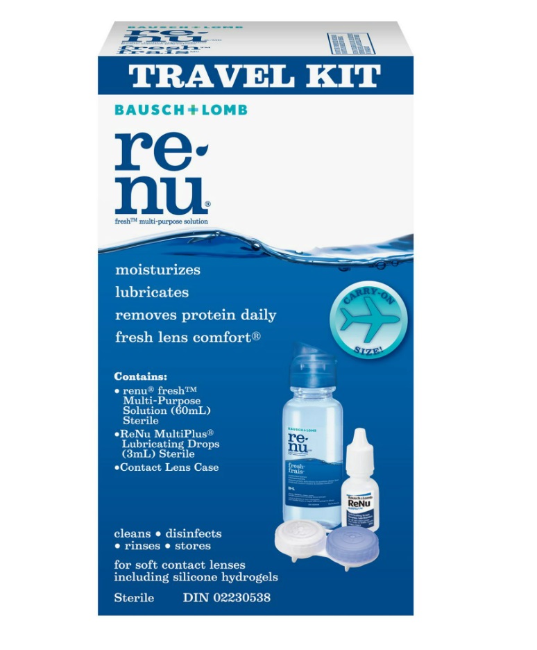 Bausch + Lomb Renu Fresh Multi-Purpose Solution Travel Kit